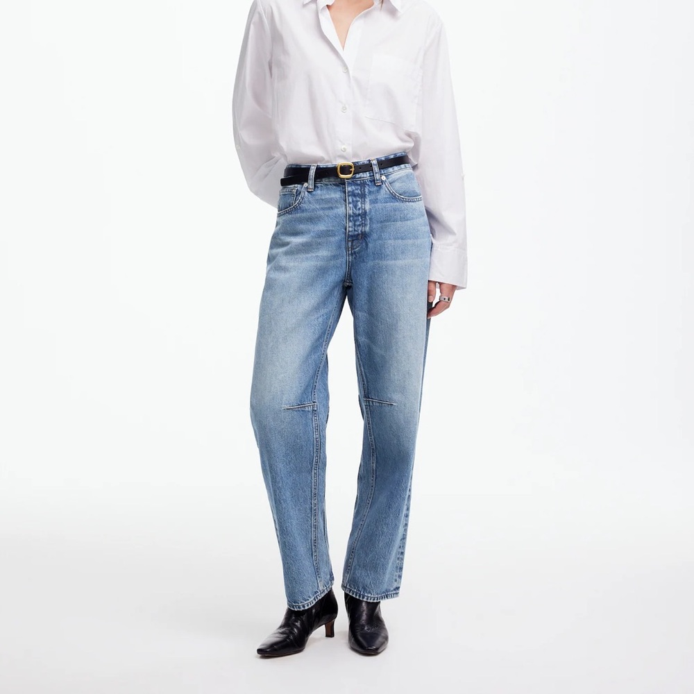 Madewell The Darted Barrel-Leg Jean 24